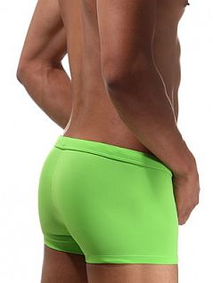 Мужские салатовые плавки-хипсы HOM Marine Chic 07855cG5